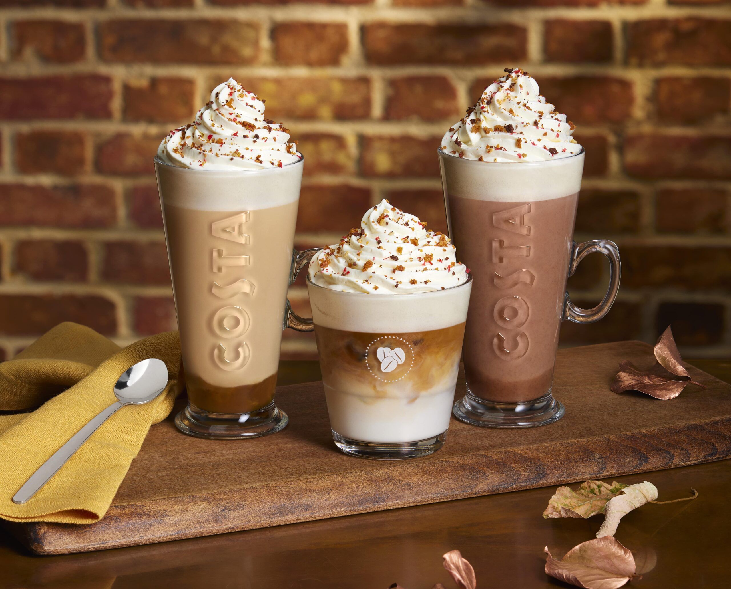 Costa Coffee's Autumn Menu Will 'Maple Your Day - Prince Bishops Shopping Centre