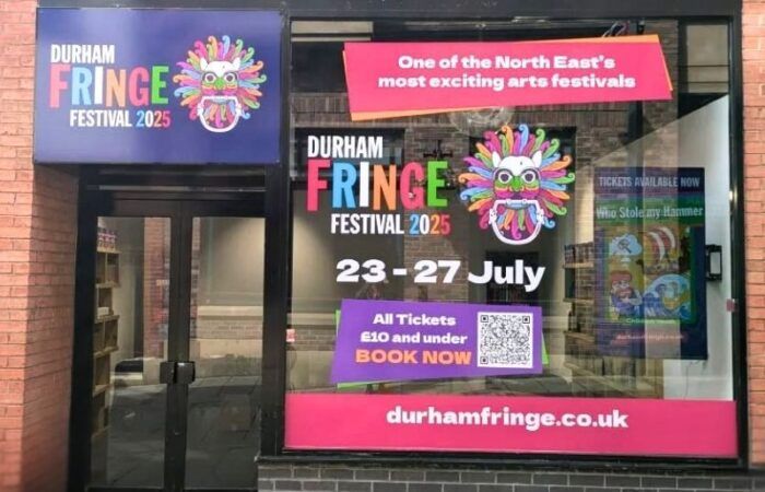 durham fringe pop-up shop front