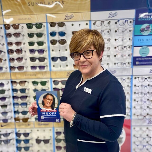 Being in your 60s has its perks... 
Get 10% off your first pair of prescription glasses or sunglasses at Boots Opticians for over 60s! 🕶️ 
#PrinceBishops #BootsOpticians #Summer #Durham #DurhamCity #LoveDurham