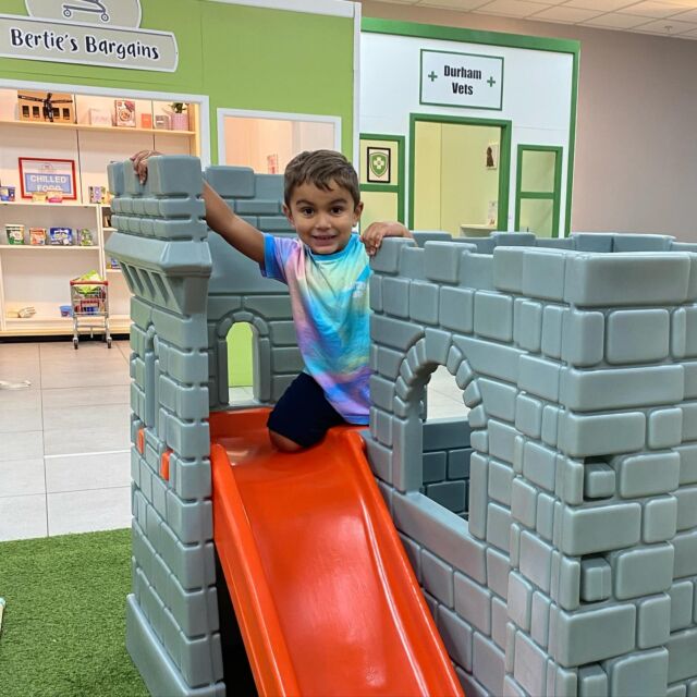 Roll, crawl and slide into the weekend at Bertie's Play Village! 🛝 
OPEN 'till 4pm all weekend.
#PrinceBishops #VisitDurham #FamilyFun #DurhamCity