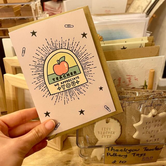 Put a smile on your favourite teachers face with the cutest handmade gifts and cards from Elvet & Bailey! ✏️🍎📗
#PrinceBishops #ElvetAndBailey #TeacherGifts #Durham #LoveDurham #HandmadeGifts