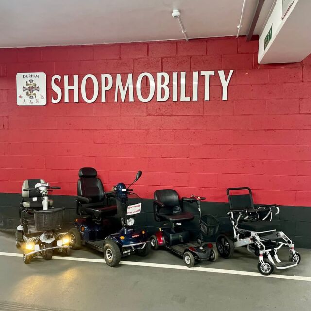 Thanks to Shopmobility Durham, you can explore the city with ease! 
Hire mobility scooters, power-assisted wheelchairs and other walking aids. 
For rental enquiries, please call 0191 3868556.
#PrinceBishops #Shopmobility #Durham #ExploreDurham